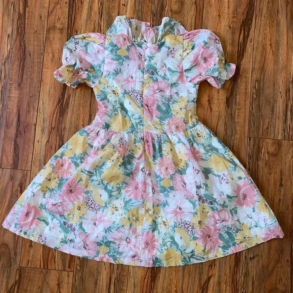 Peppermint Multicolor Floral Dress sz 10(kids)